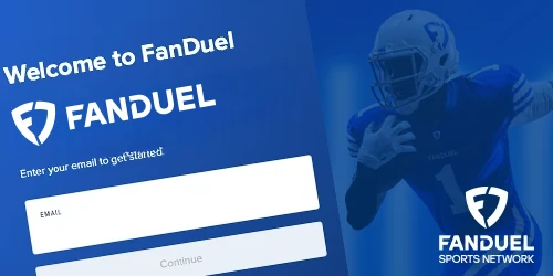 FanDuel Sportsbook sign-up form desktop banner